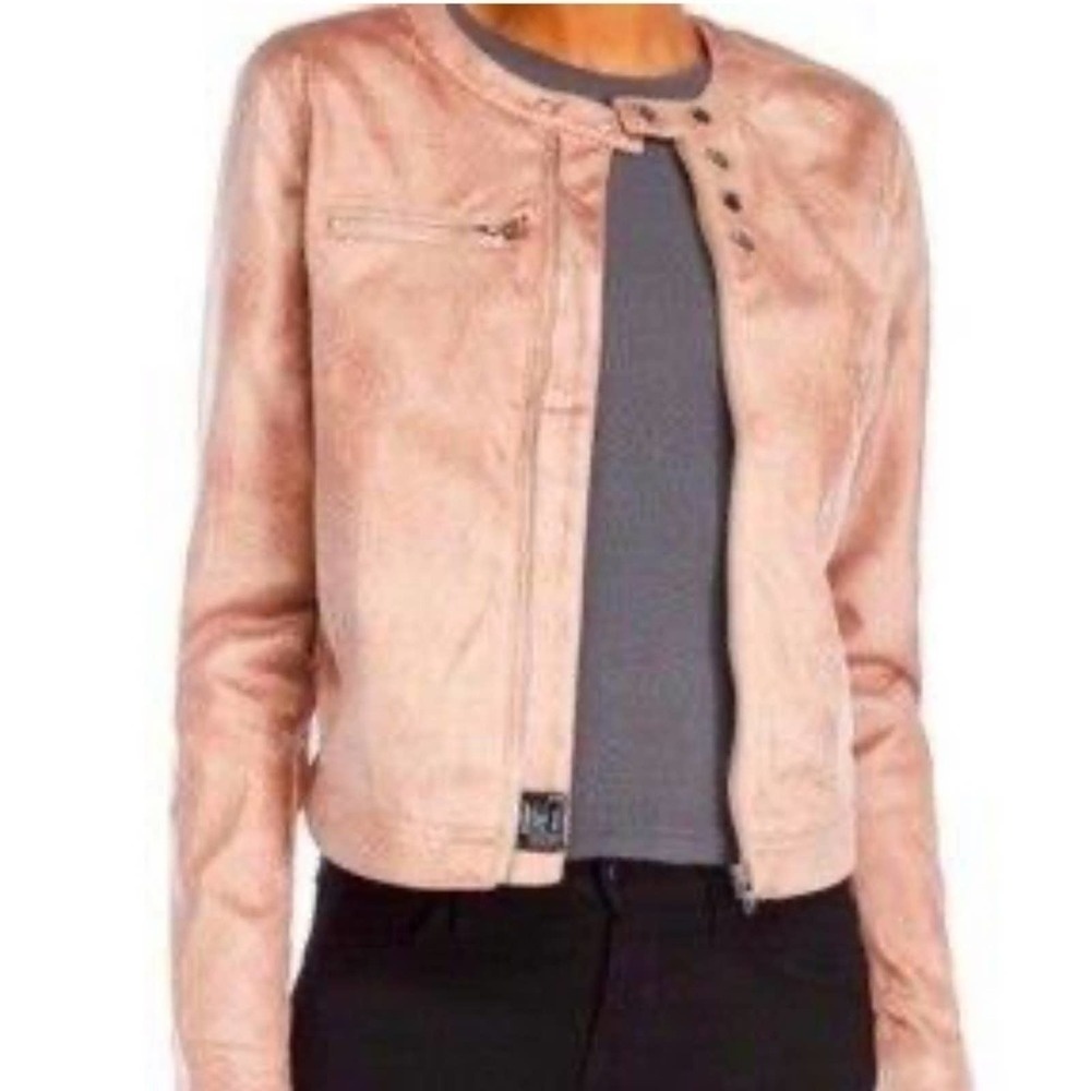 William Rast Rose Gold Moto Jacket
